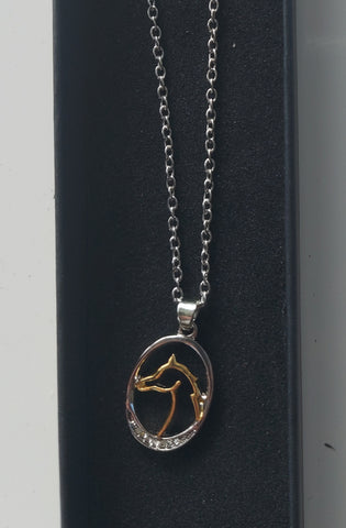 Horse pendent necklace