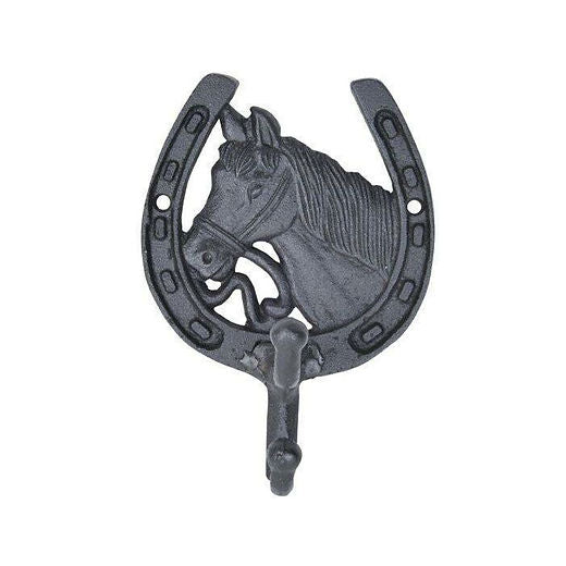 Cast Iron Bridle Hook Horses Head