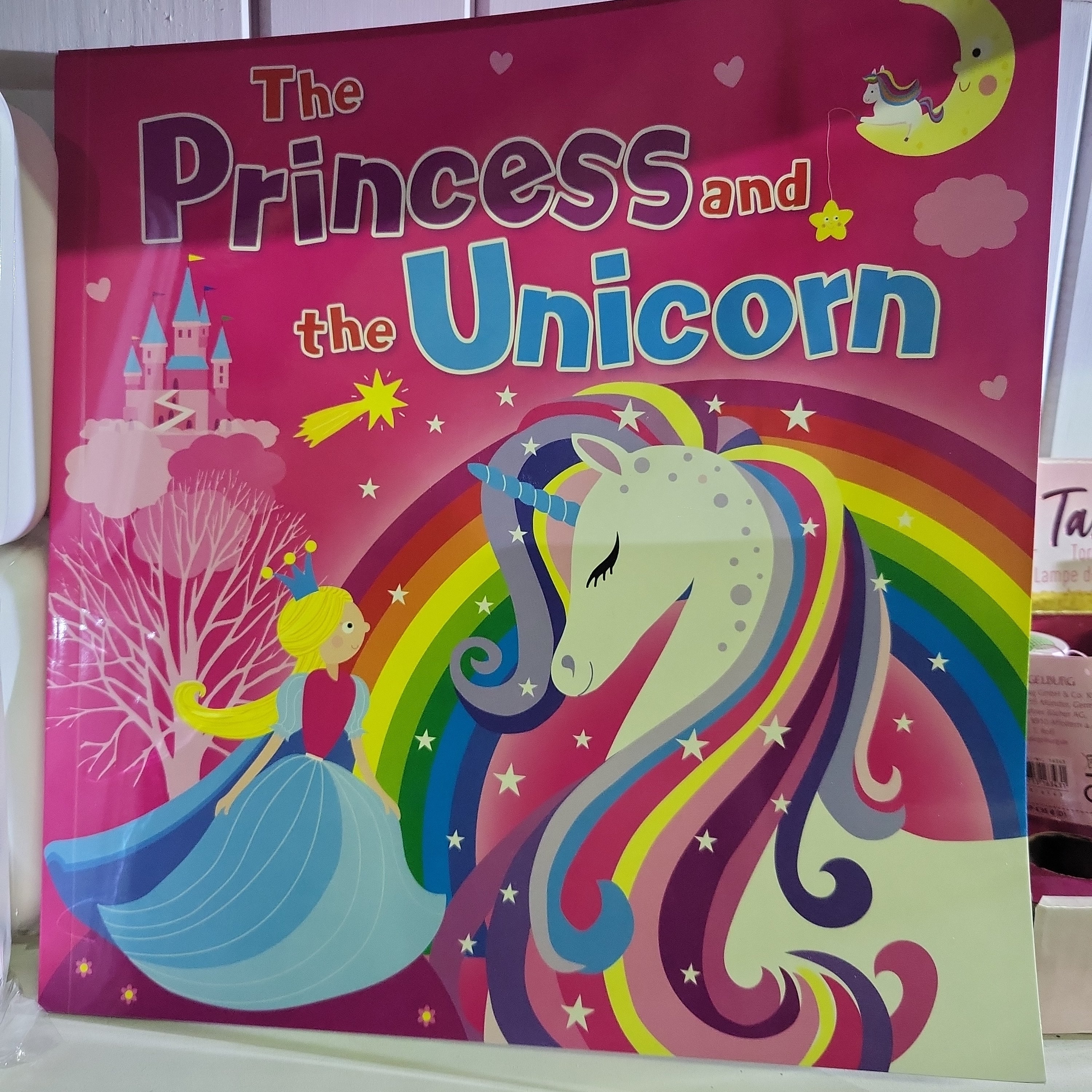 Childrens princess and the unicorn book