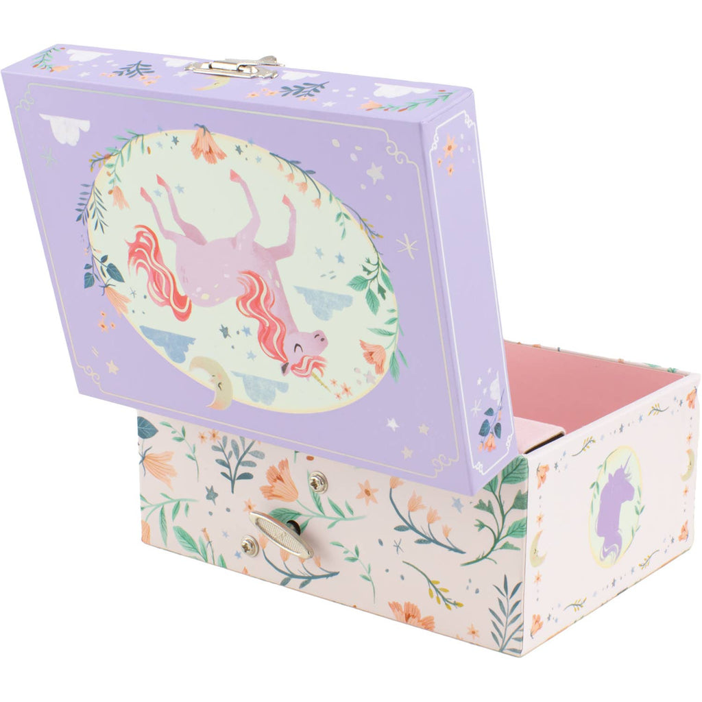 LILAC UNICORN MUSICAL CHEST