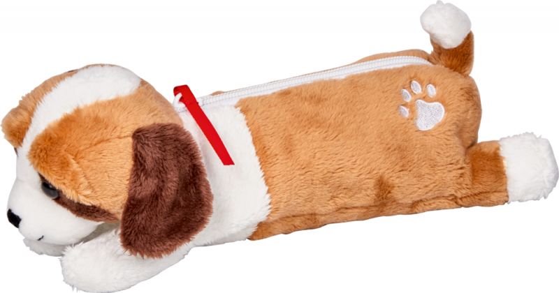 St Bernard plush pencil case