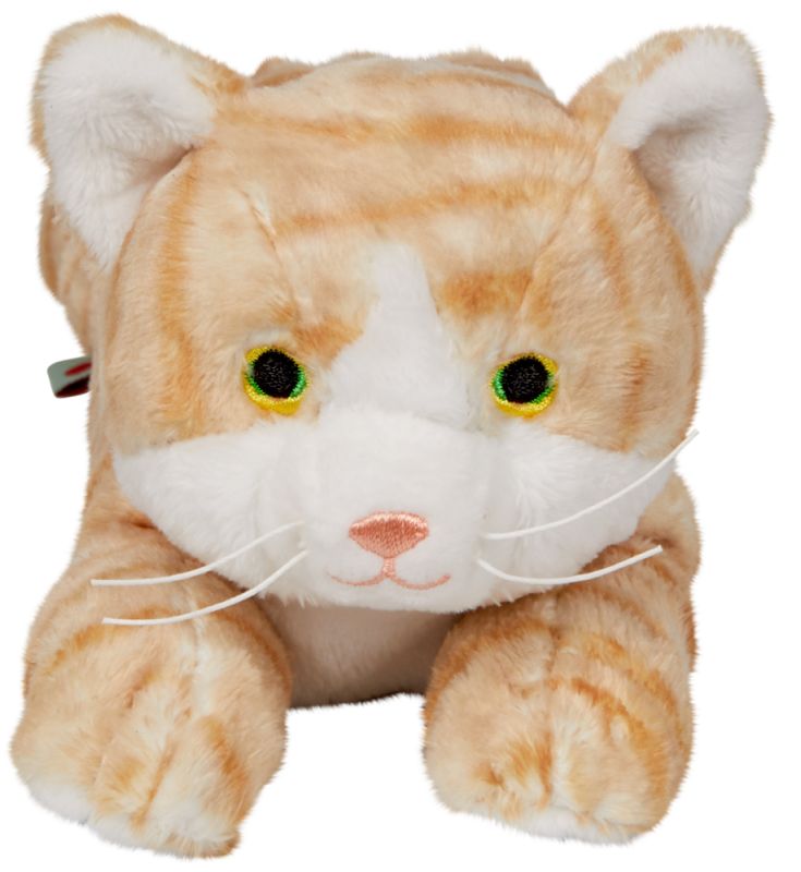 Tabby cat plush pencil case