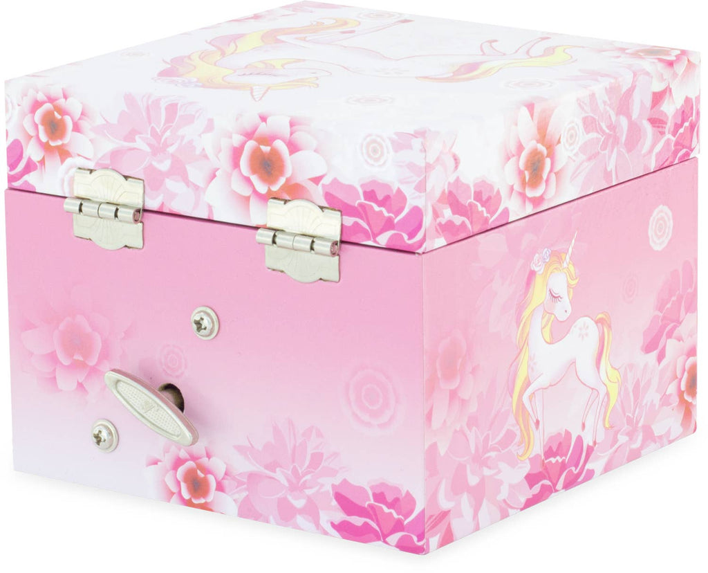 UNICORN FLOWERS MUSICAL CHEST