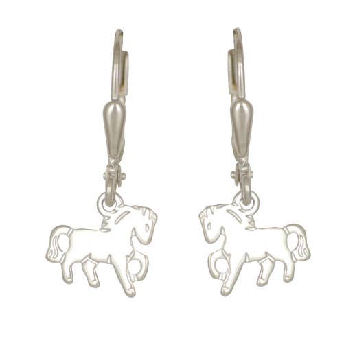 Earring horse 925 silver