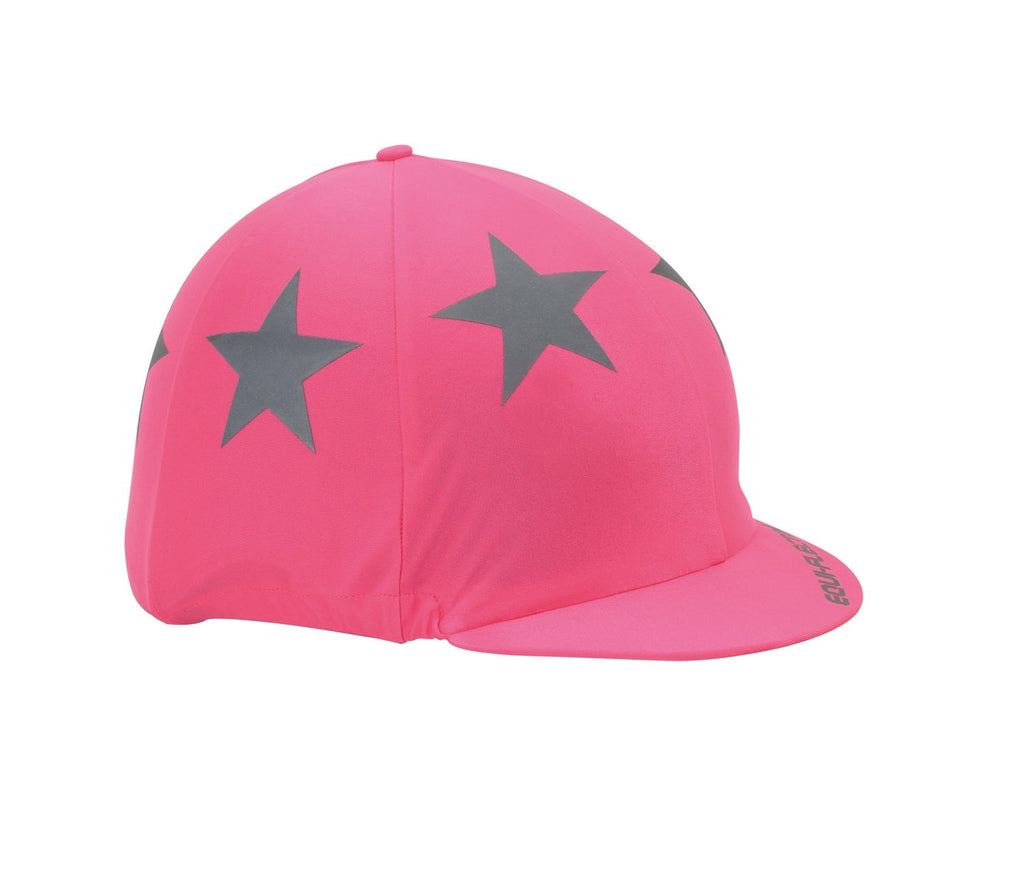 Pink star equi flector hat cover