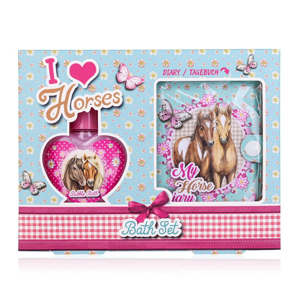 I Love Horses Gift Set For Girls With Notebook