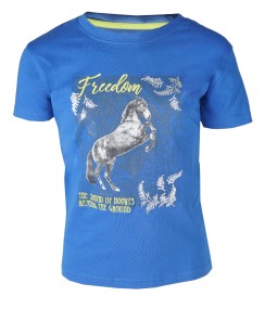 Unisex blue t shirt for kids