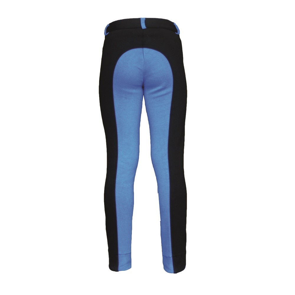 Blue and black jodhpurs