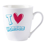 Blue I 💗  horses mug