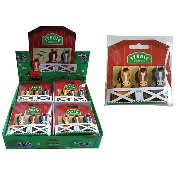 Pony club stable Erasers