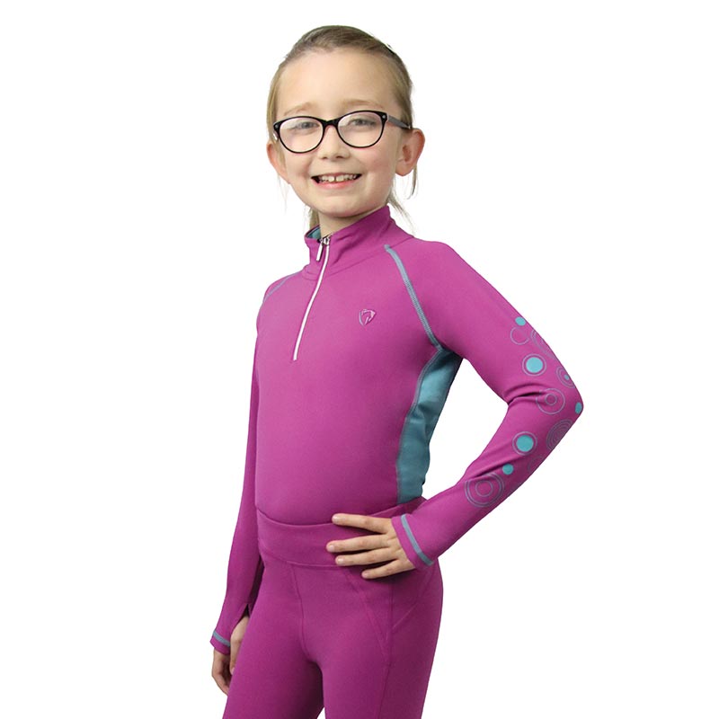 Hy Dynamizs plum/teal baselayer