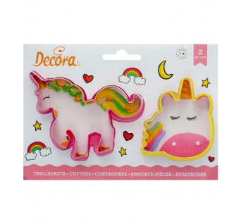Unicorn cookie cutters